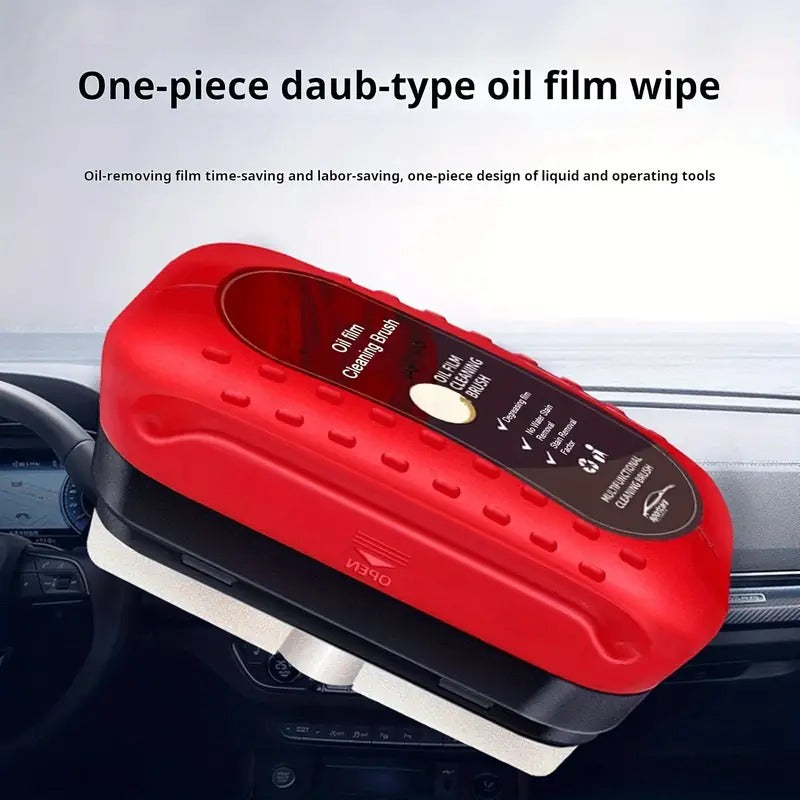 Car Glass Oil Film Remover with Hydrophobic Coating | Anti-Fog, Rainproof, Streak-Free Automotive Glass Cleaner