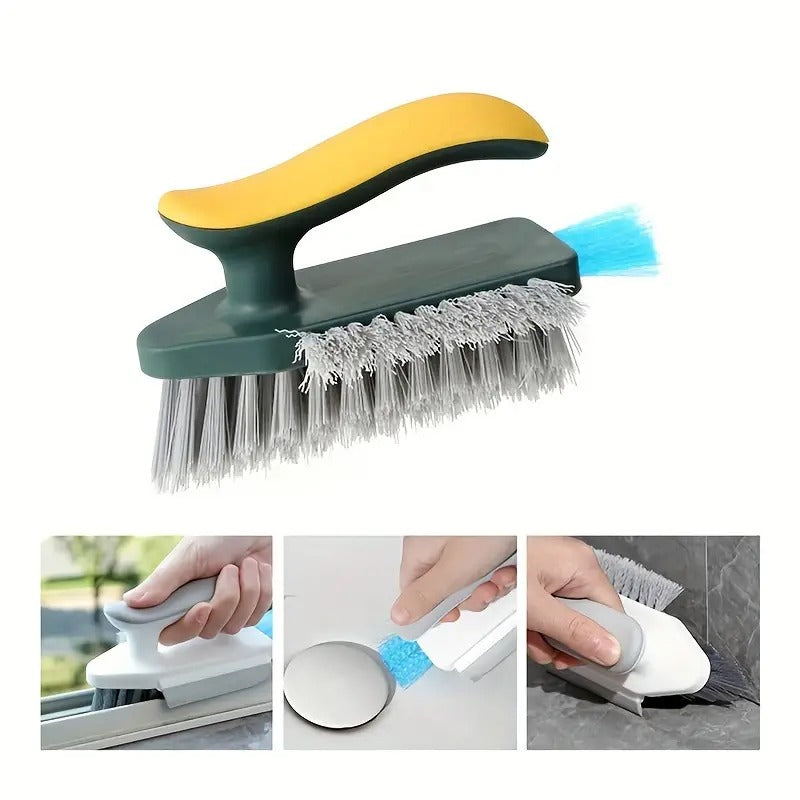 4 in 1 Tile Cleaner Brush with Squeegee
