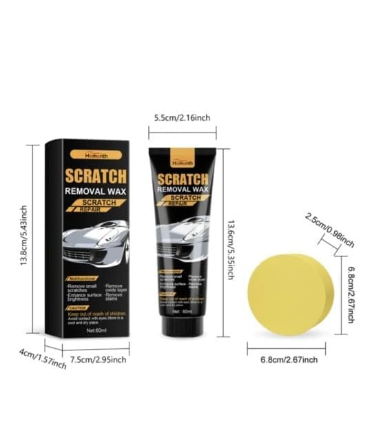 Car Scratch Repair Paste Scratch Remover Car Scratch Repair Paste Polishing Wax Premium Scratch Remover Kit with Wipe