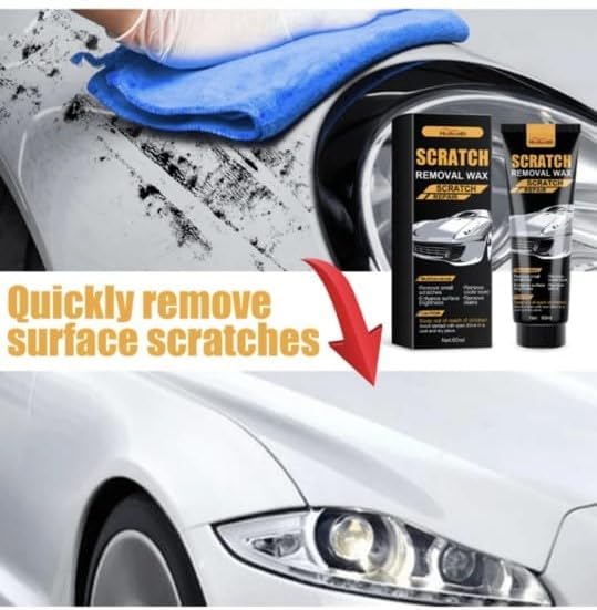 Car Scratch Repair Paste Scratch Remover Car Scratch Repair Paste Polishing Wax Premium Scratch Remover Kit with Wipe