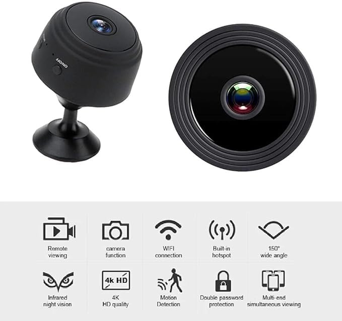 Smart Eye Mini Wi-Fi Full HD 720P-1080P Wireless Magnet Camera Motion Camera Audio and Video