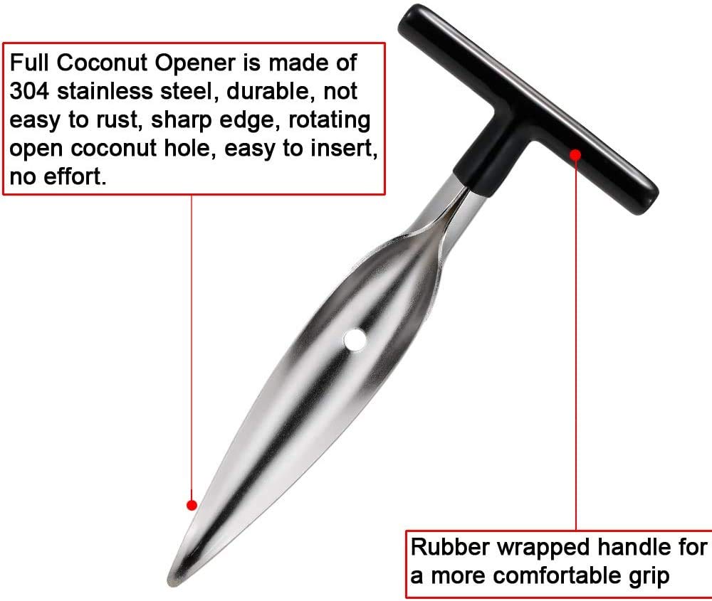 Stainless Steel Coconut Opener Tool