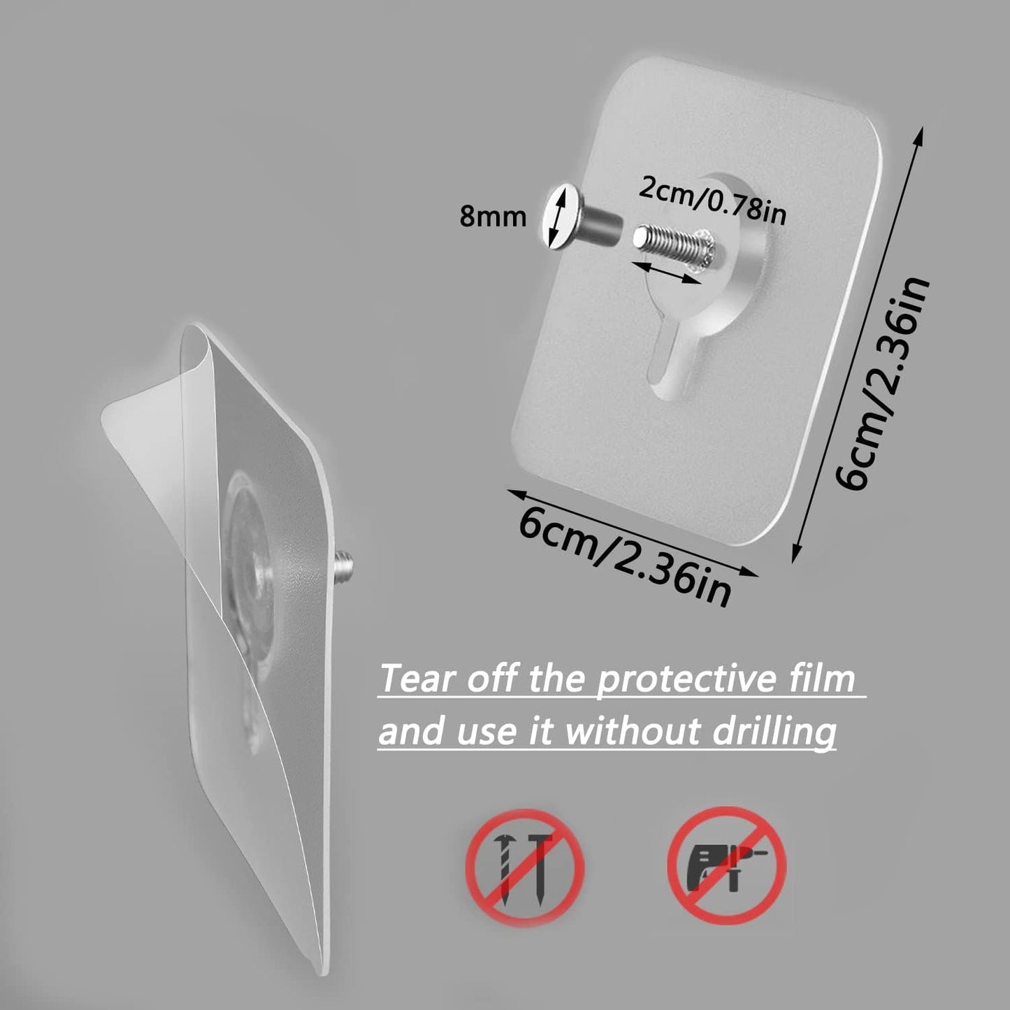 Photo Frame Hooks for Wall Without Drilling
