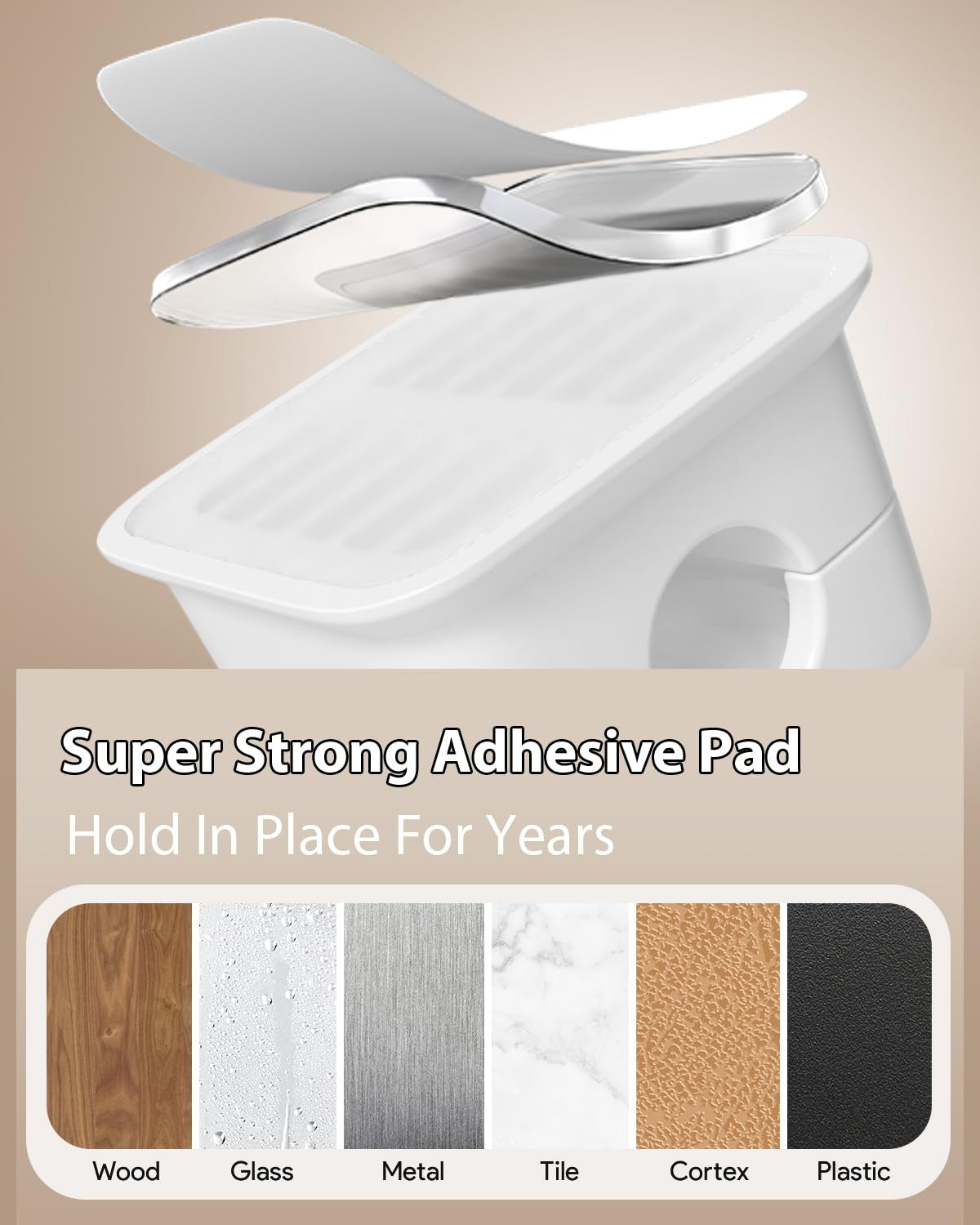 Magnetic Cord Organizer Holder,Strong Adhesive Desk Cable Management