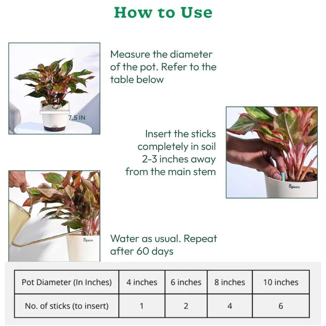 Garden GreenStix Fertilizer Sticks Magic Plant Food Stick Garden GreenStix Fertilizer Sticks Magic Plant Food Stick