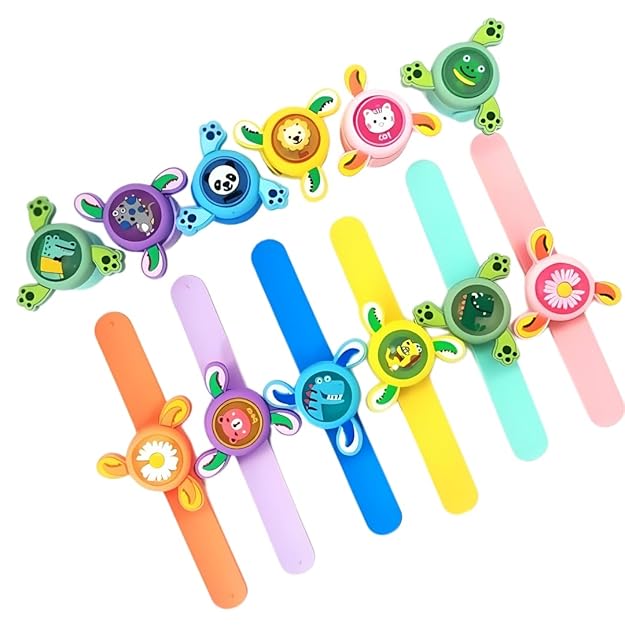Kids Wrist Spining Band Slap Band