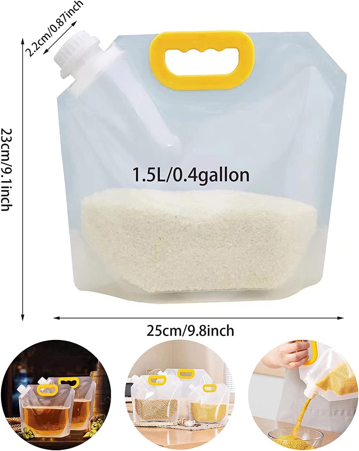 Polyester Grain Moisture-Proof Sealed Bag With Lid