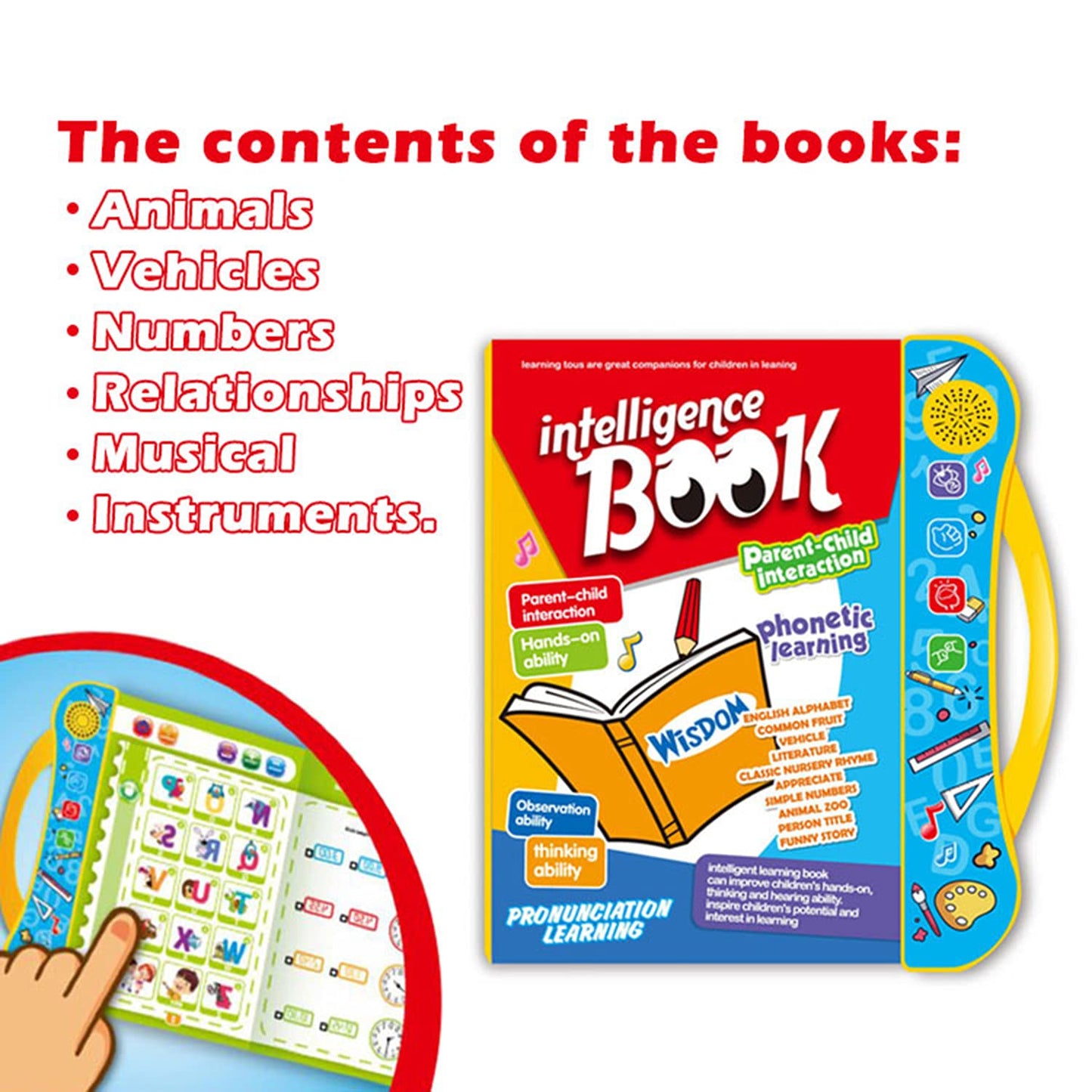 Intelligence Smart Learning Book With Sound Book