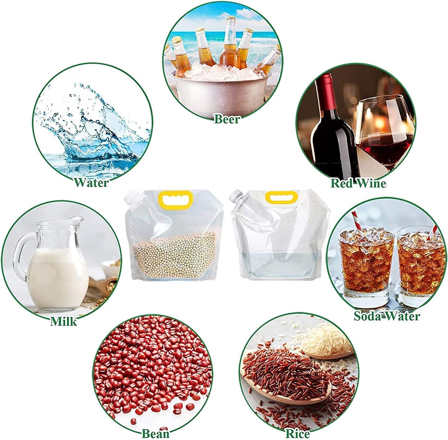 Polyester Grain Moisture-Proof Sealed Bag With Lid