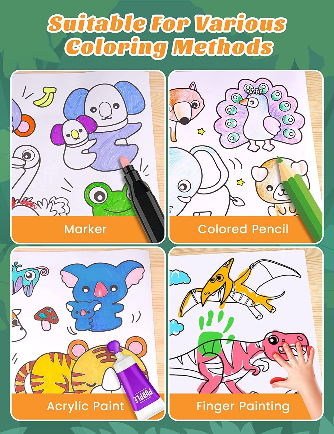 Coloring Re-Stick Drawing Paper Roll for Kids, 118 x 12 Inch