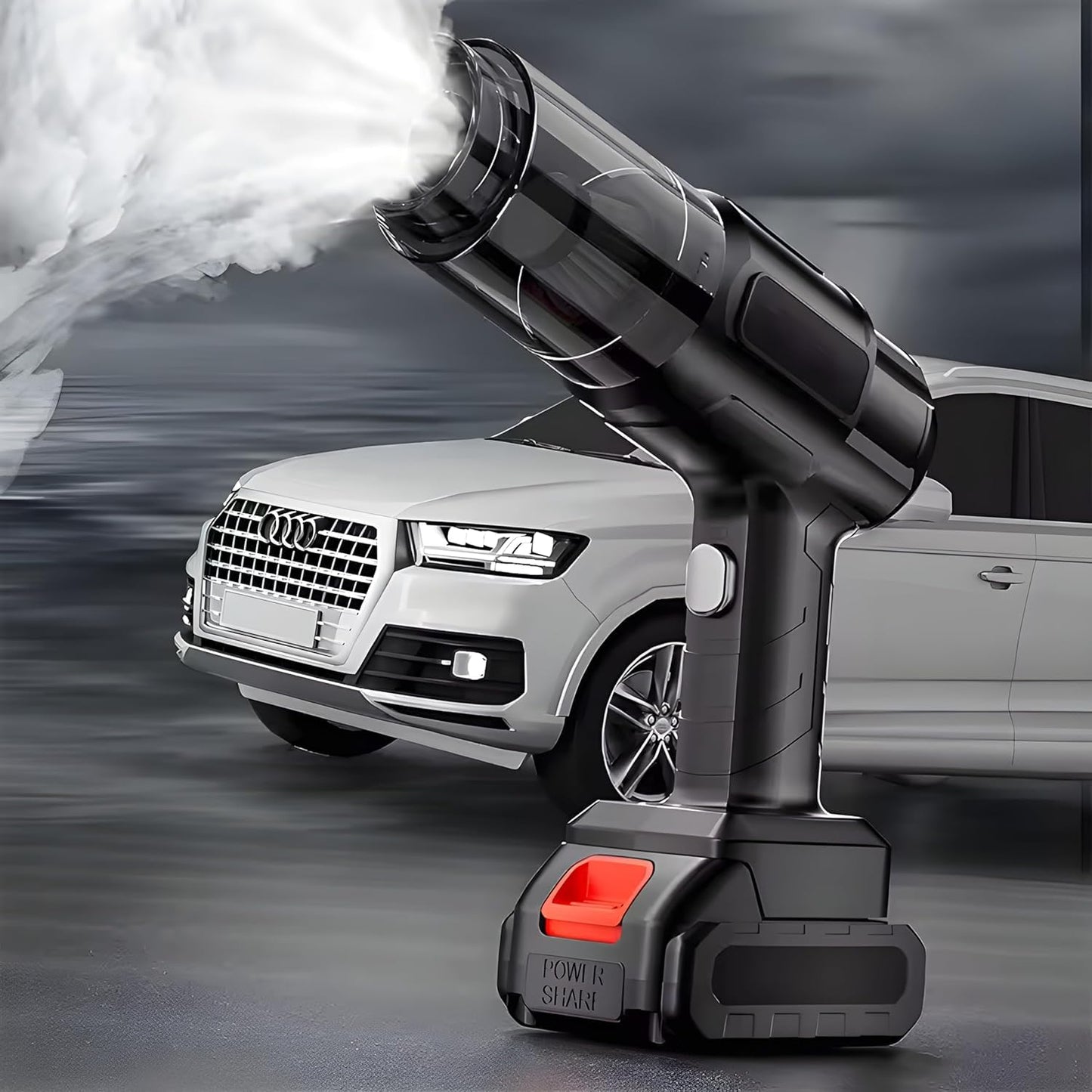 Handheld Car Vacuum Wireless | Cordless Vacuum Cleaner with High Power Suction | 4 in 1 Vacuum with One Batteries Long Endurance, 48V/120w