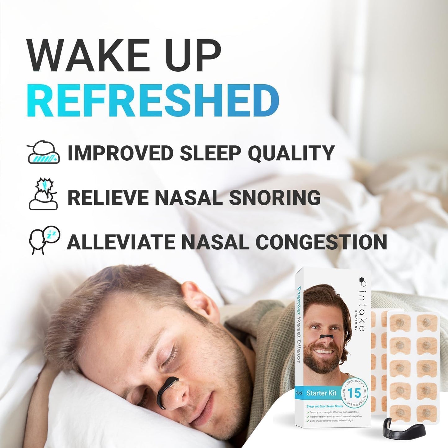 Breathing Nasal Strip Starter Kit
