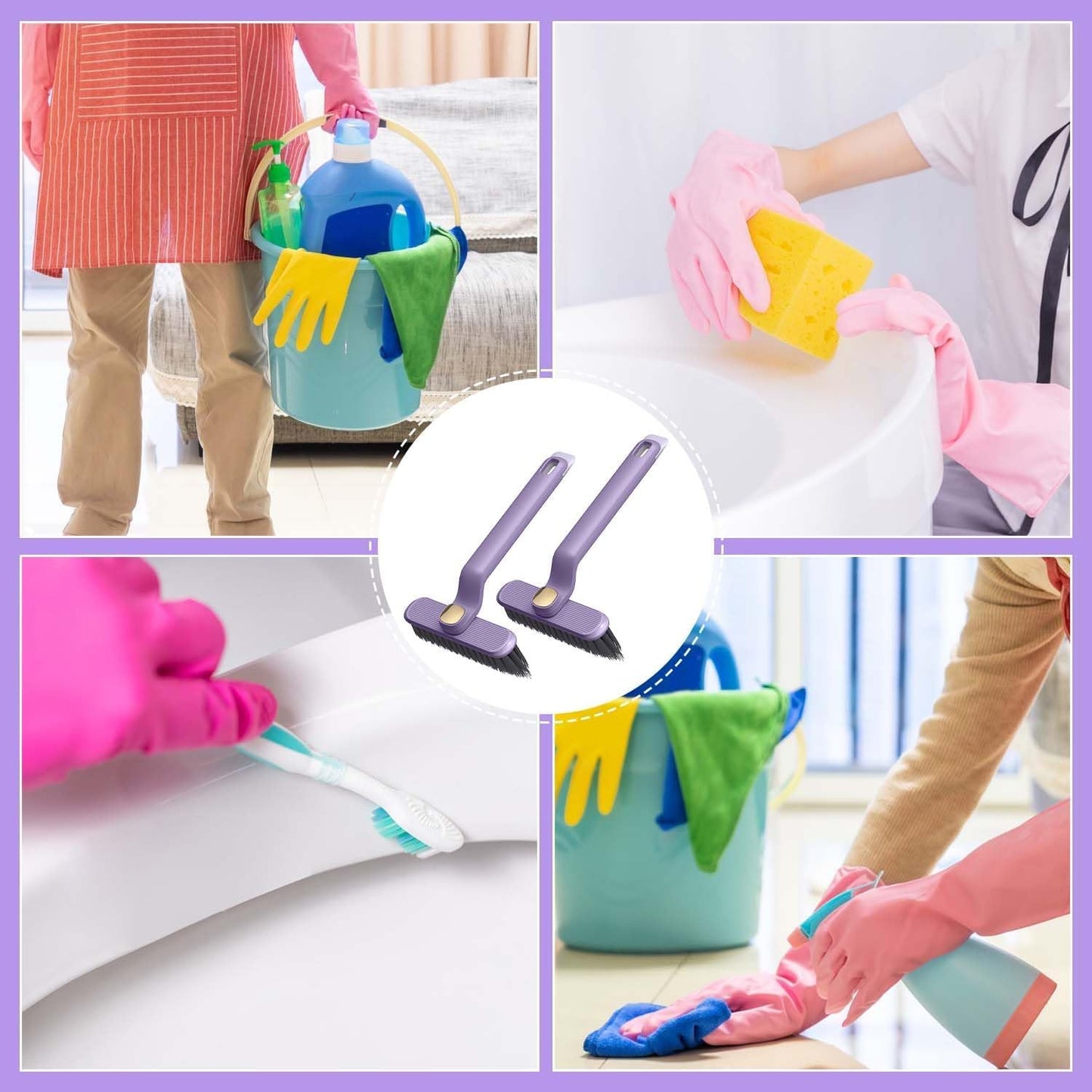 2 in 1 Window Gap Cleaning Brush