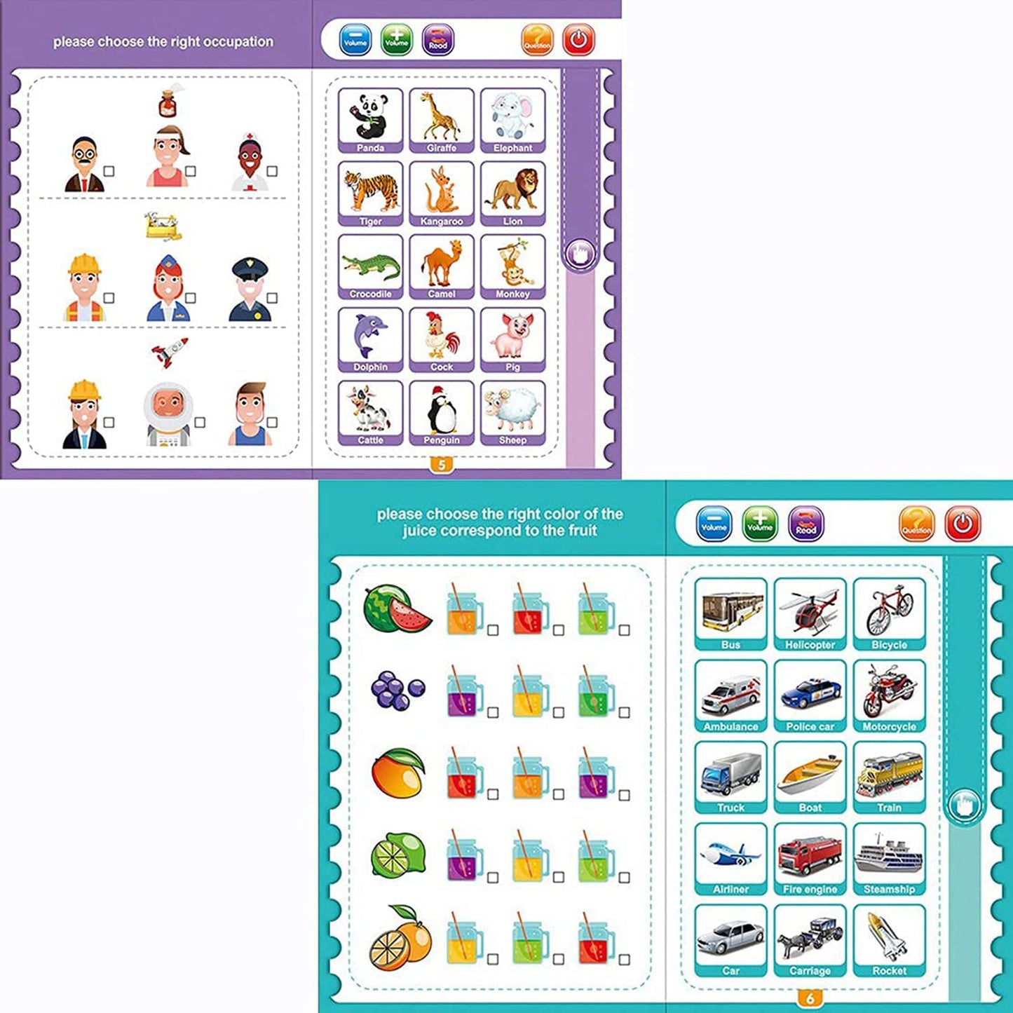 Intelligence Smart Learning Book With Sound Book