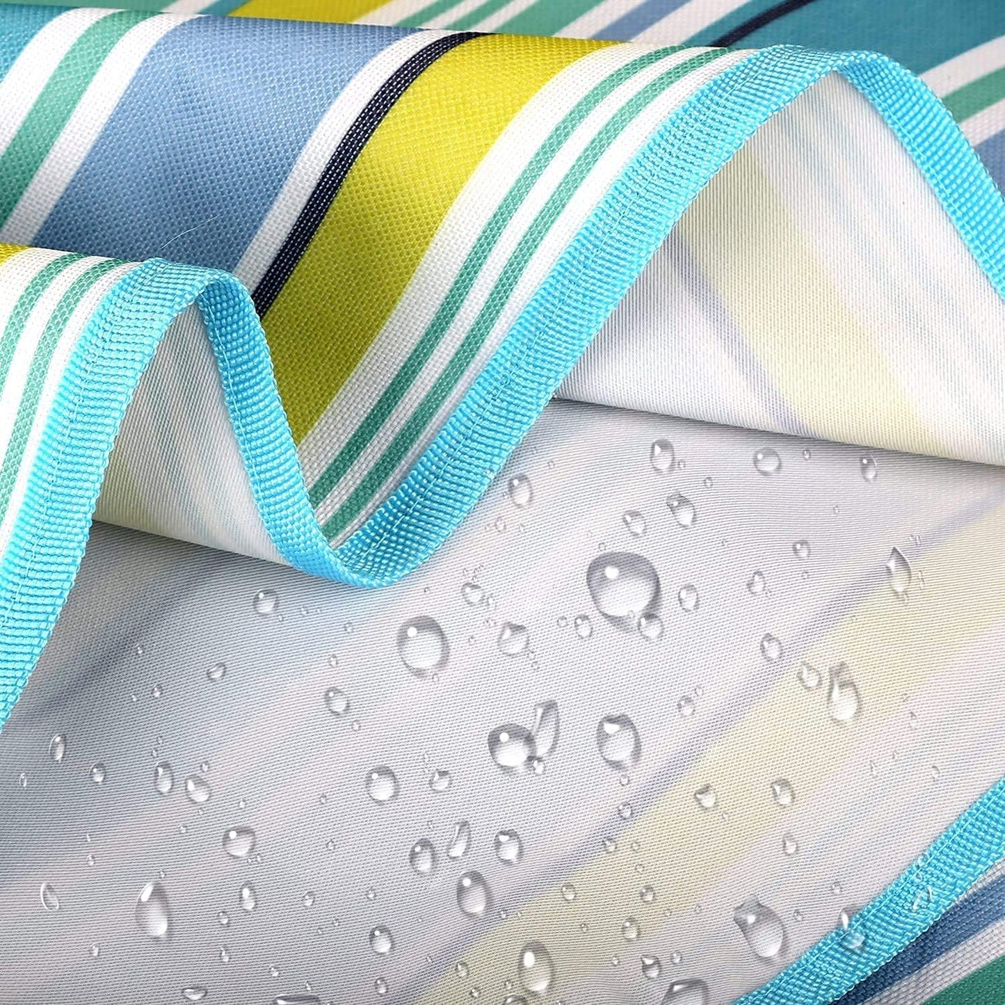 Camping Picnic Mat VANDU Large Picnic Mat, 70''X60'' Dual Layers Waterproof for 3-4 People Beach Blanket, Foldable Machine Washable Picnic Mat for Camping Hiking Park Music Festivals and Travel