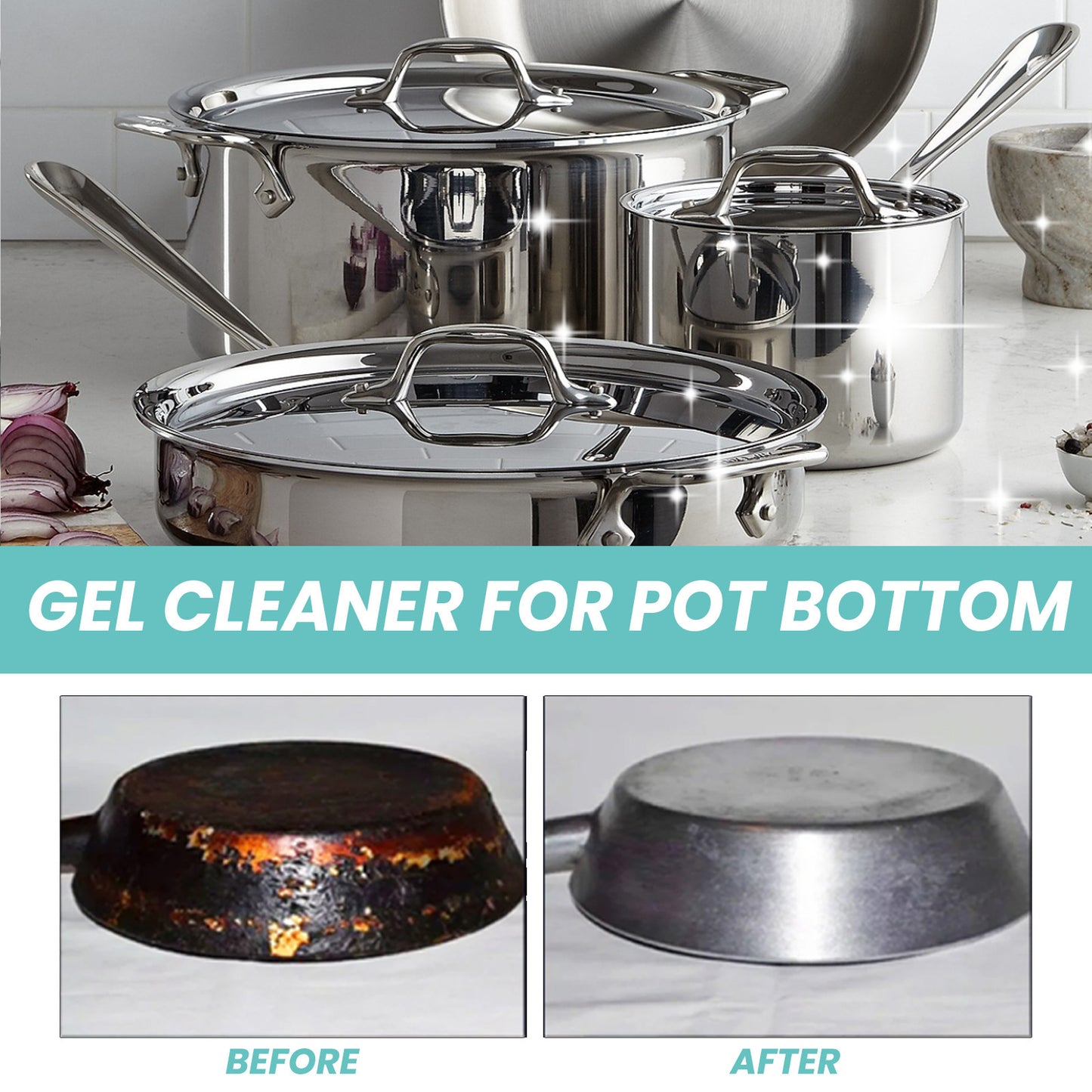 Magic Gel Cleaner for Pots and Pans