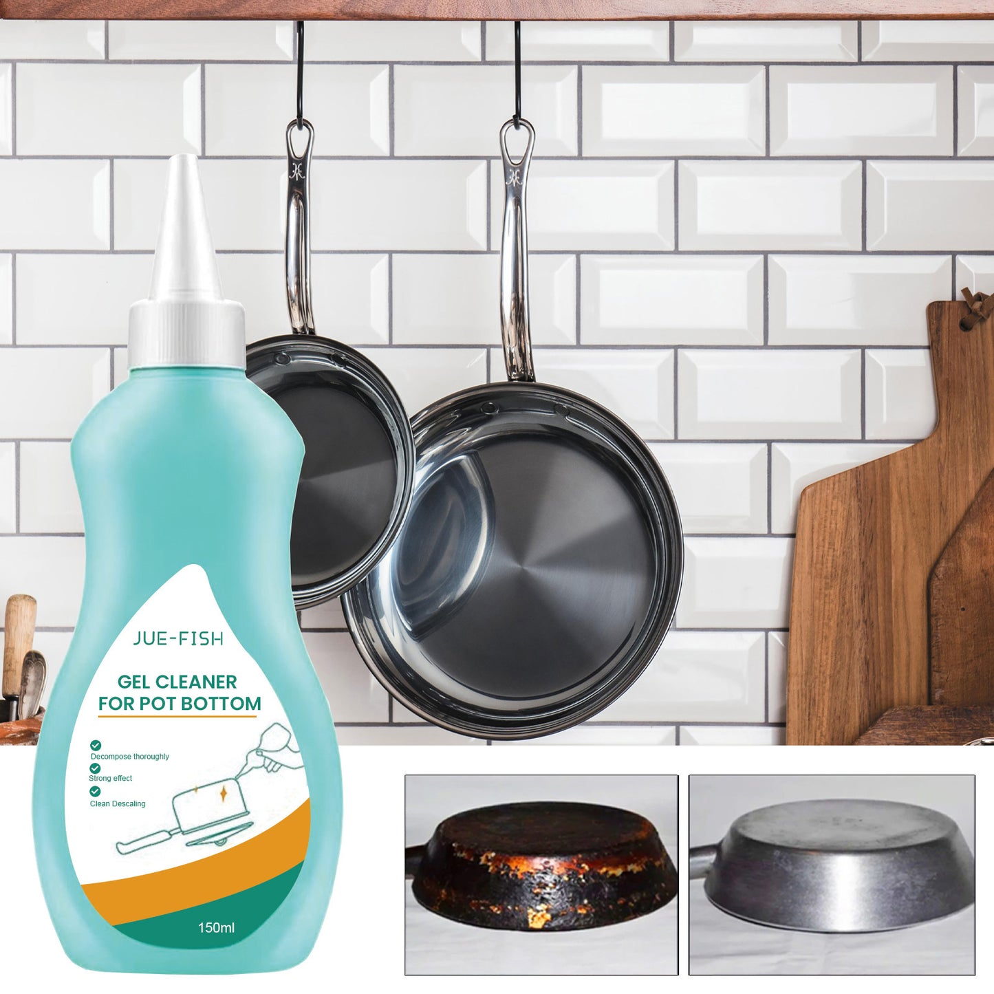 Magic Gel Cleaner for Pots and Pans