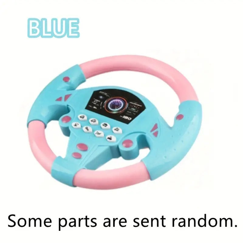Junior driver's interactive steering wheel