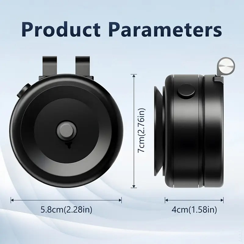 Suction Cup Phone Mount for Car,Car Magnetic Phone Holder,Foldable Smart Double-Sided Magnetic Phone Holder
