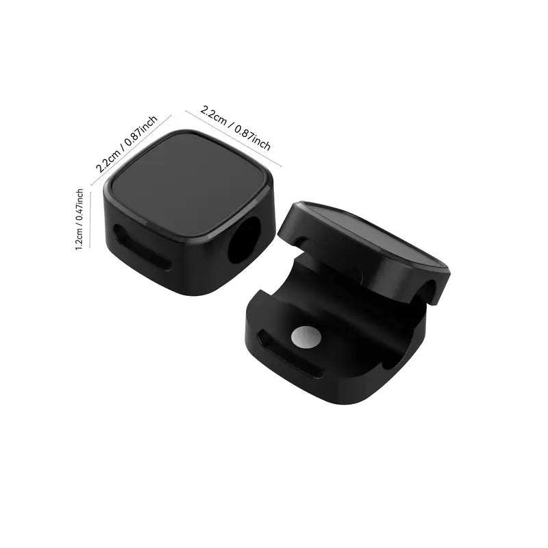 Magnetic Cord Organizer Holder,Strong Adhesive Desk Cable Management