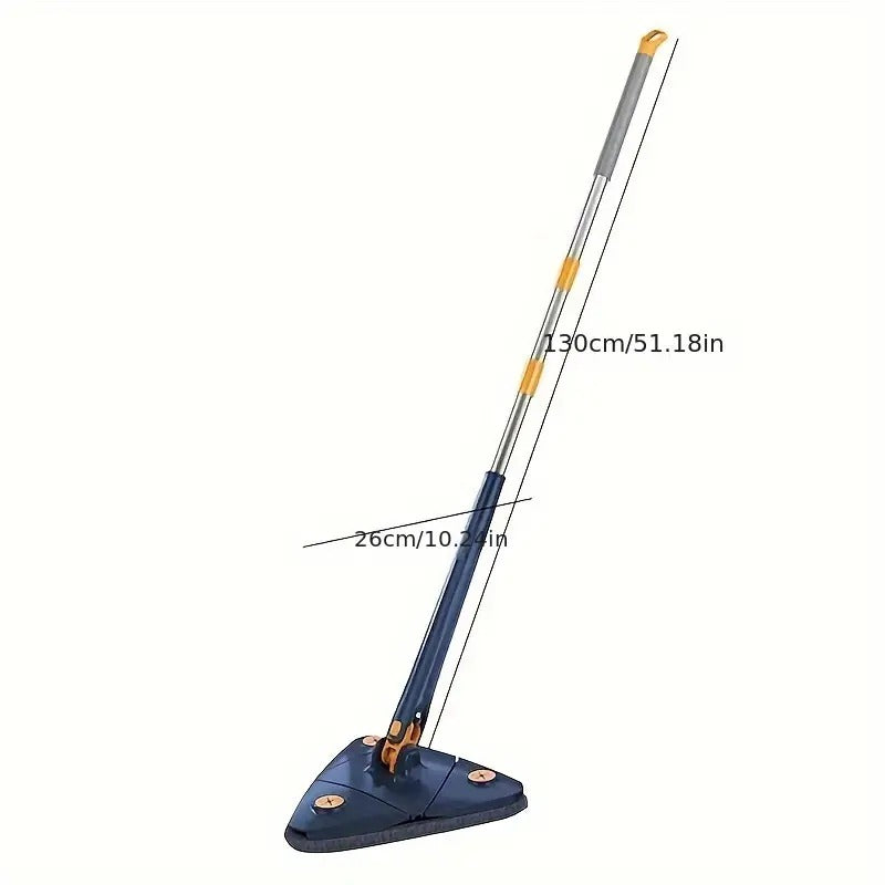 360 Degree Triangle mop Multi Functional rotatable Triangle mop with Long Handle rotatable Triangle Cleaning mop Multi Functional rotatable Floor Windows Ceiling Wall