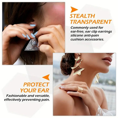 Ear lobe support for earrings