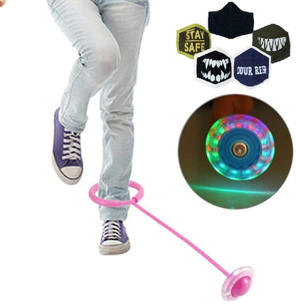 Skip Ball Sports Swing Ball Jump Rope Dance Flash Kids