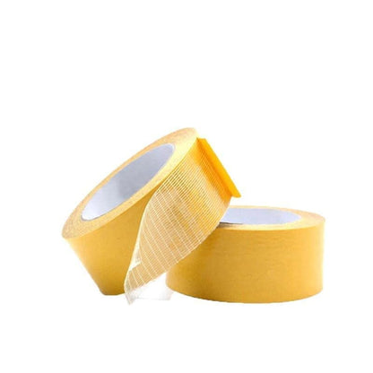 Yellow 3cm Wide 20 Meter Double-Sided Cloth Tape