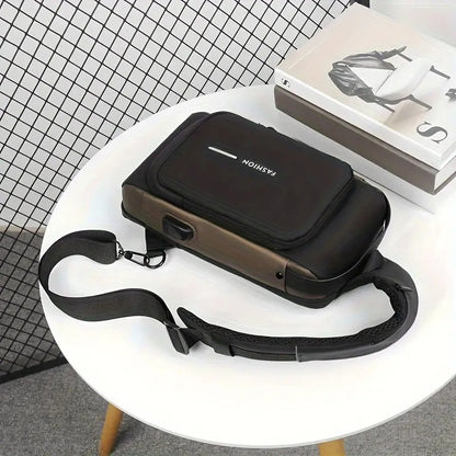 Sling Bag For Men CrossBody Backpack For Men Women, Anti-Theft Chest Bag With USB Charging Port