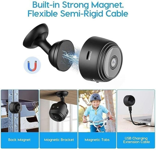 Smart Eye Mini Wi-Fi Full HD 720P-1080P Wireless Magnet Camera Motion Camera Audio and Video
