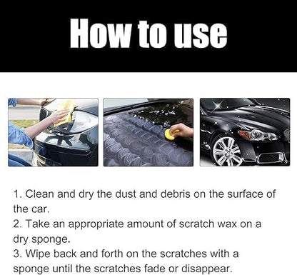 Car Scratch Repair Paste Scratch Remover Car Scratch Repair Paste Polishing Wax Premium Scratch Remover Kit with Wipe