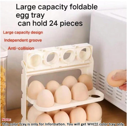 24 Egg Storage Box 3 Layer Egg Grid