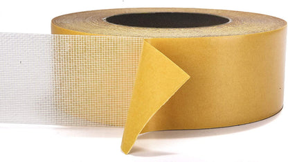 Yellow 3cm Wide 20 Meter Double-Sided Cloth Tape
