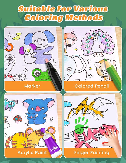 Coloring Re-Stick Drawing Paper Roll for Kids, 118 x 12 Inch