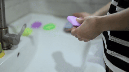(Pack Of 5) Mini Hand And Face Washing Paper Soap Box For Travel Toiletry Use (20 Sheet In Box, Random Color)