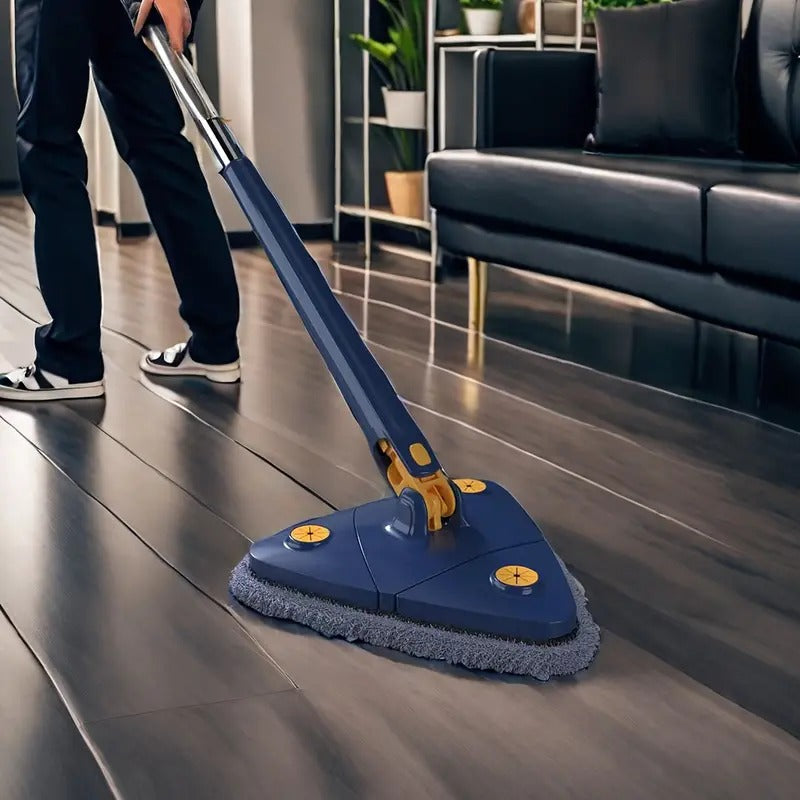 360 Degree Triangle mop Multi Functional rotatable Triangle mop with Long Handle rotatable Triangle Cleaning mop Multi Functional rotatable Floor Windows Ceiling Wall