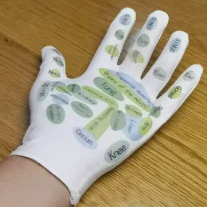 1 Pairs Acupressure Reflexology Gloves Set