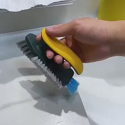 4 in 1 Tile Cleaner Brush with Squeegee